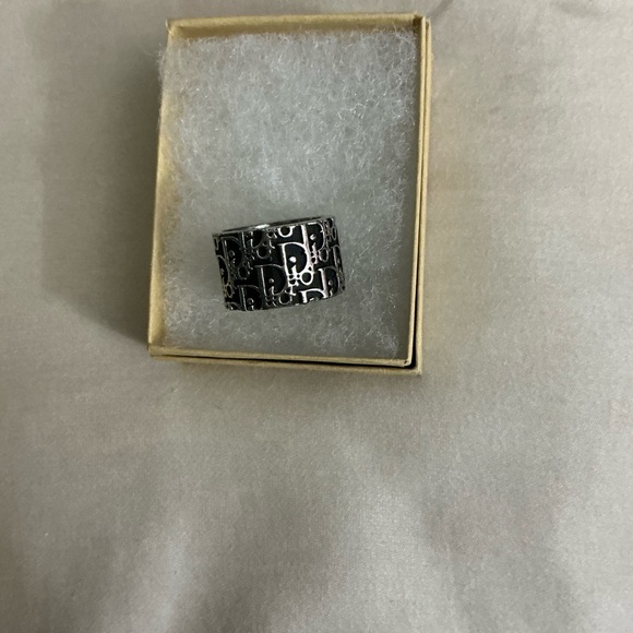 Dior Black and Silver Trotter Ring - Picture 6 of 6